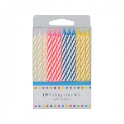 Candles & Holders Candy Mix x24