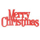 Culpitt Merry Christmas Motto Large Red