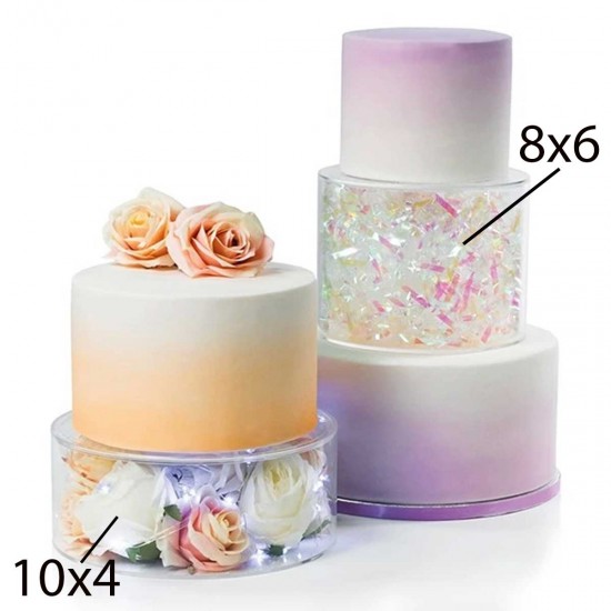 Culpitt Fill-A-Tier Acrylic Cake Dummy 8"x6"