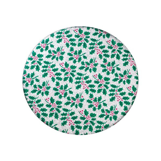 Culpitt Single Thick Board Round 10" Silver Holly