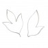 Peony Leaf Cutter Set Large