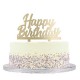 Culpitt Happy Birthday Cake Topper Mirrored Gold