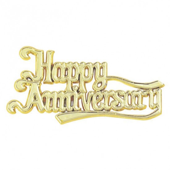 Culpitt Happy Anniversary Motto Gold