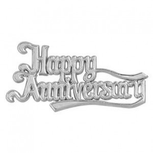 Happy Anniversary Motto Silver Happy Anniversary Motto Silver