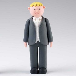Claydough Groom Standing Blonde