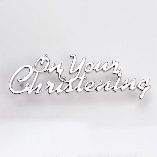 Culpitt On Your Christening Motto Silver Script Culpitt On Your Christening Motto Silver Script