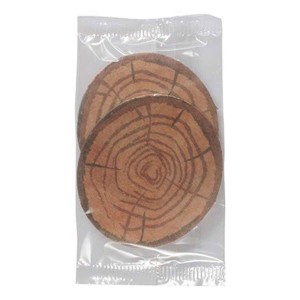 Christmas Yule Log Wafer Ends x2