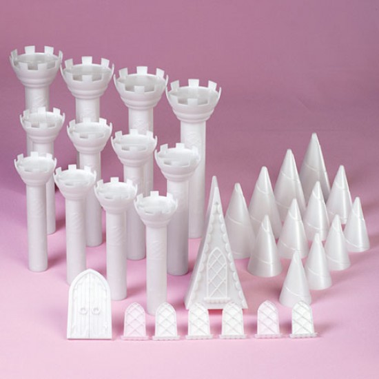 Wilton Romantic Castle Cake Set 32 Piece