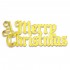 A Merry Christmas Motto Gold