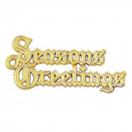 Seasons Greetings Motto Gold