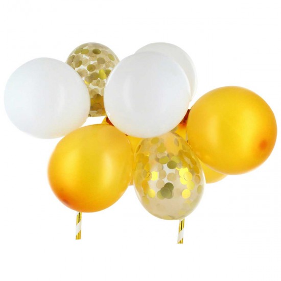 House of Cake Balloon Cloud Cake Topper Gold