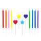 Candle Set Rainbow 12pce