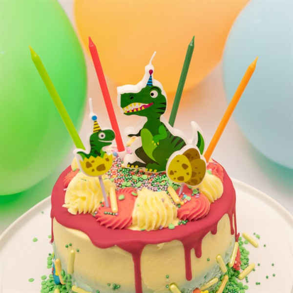 Culpitt Candle Set Dinosaur 7pce Culpitt Candle Set Dinosaur 7pce
