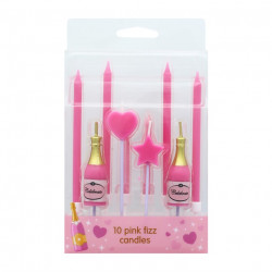 Candle Set Pink Fizz 10pce