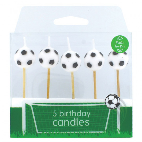 Football Candles x5