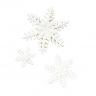 Sugar Decs Snowflakes x10