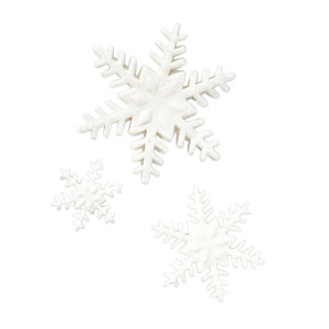 Sugar Decs Snowflakes x10