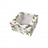Vintage Holly Christmas Cake Window Box 6"