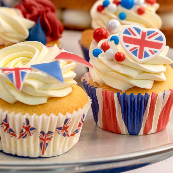 Culpitt Union Jack Baking Cases x50 WAS £1.99 SPECIAL OFFER Culpitt Union Jack Baking Cases x50 WAS £1.99 SPECIAL OFFER