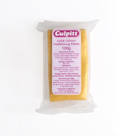Culpitt Modelling Paste Metallic Gold 100g Culpitt Modelling Paste Metallic Gold 100g