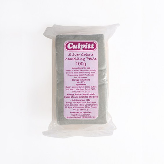 Culpitt Modelling Paste Metallic Silver 100g Culpitt Modelling Paste Metallic Silver 100g