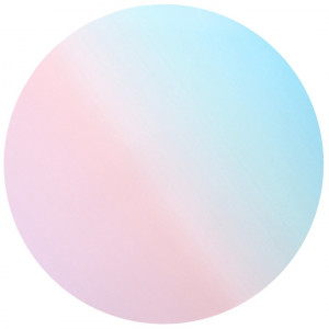 Masonite 4mm Board Round 10" Pastel Ombre