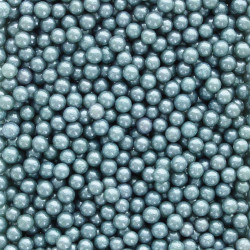 Sugar Pearls 4mm Silver Grey 50g