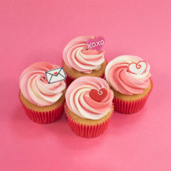 Sugar Decs Heart & Love Letter x20