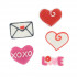 Sugar Decs Heart & Love Letter x20