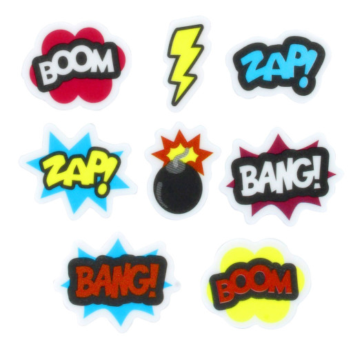 Culpitt Superhero Sugar Decorations x16 Culpitt Superhero Sugar Decorations x16