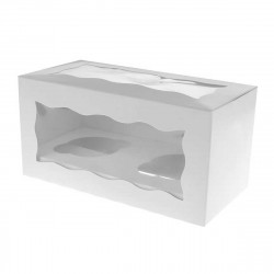 Cupcake Box 2 White