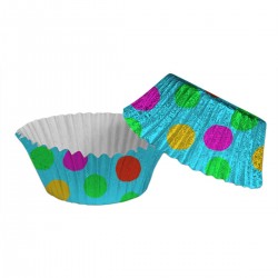 Fairy Cake Cases Foil Smarties x50