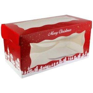 Christmas Yule Log Box 8"x4"x4" Christmas Yule Log Box 8"x4"x4"