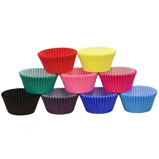 Doric Muffin Paper Cases Rainbow Assort x225