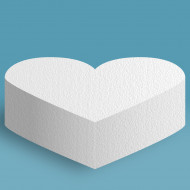 Cake Dummy Heart 12"