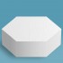 Cake Dummy Hexagon 12"