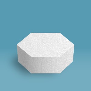 Cake Dummy Hexagon 8" Cake Dummy Hexagon 8"
