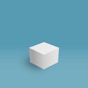 Cake Dummy Square 4"