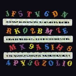 Alphabet & Number Cutter Set Carnival