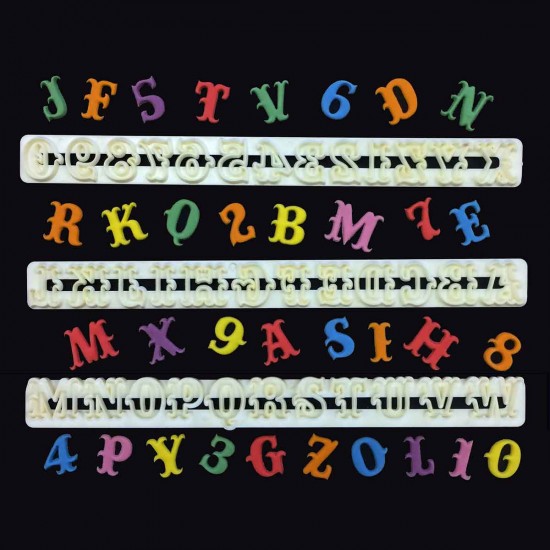 FMM Alphabet & Number Cutter Set Carnival