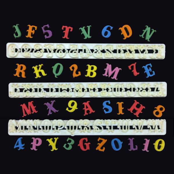 FMM Alphabet & Number Cutter Set Carnival FMM Alphabet & Number Cutter Set Carnival