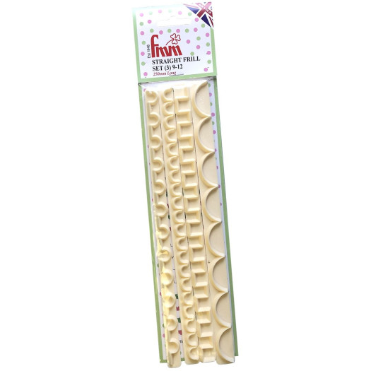 FMM Straight Frill Set 3 (9-12) FMM Straight Frill Set 3 (9-12)