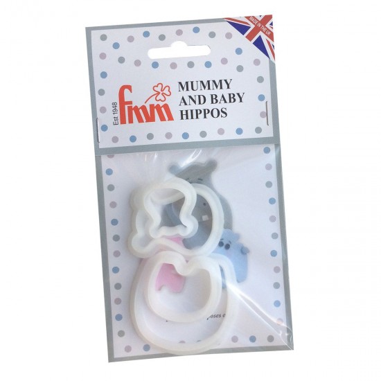 FMM Hippo Mummy & Baby Set