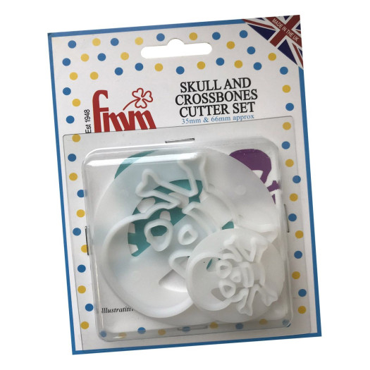 FMM Skull & Crossbones Cutter Set FMM Skull & Crossbones Cutter Set