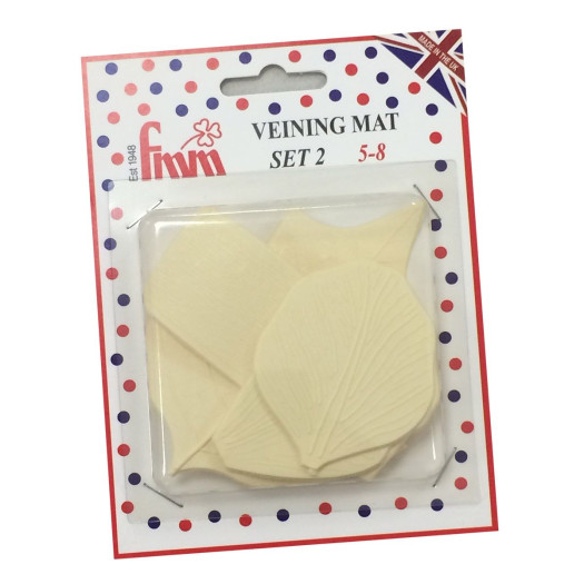 FMM Veining Mats Set 2 (5-8) FMM Veining Mats Set 2 (5-8)