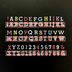 Alphabet & Number Cutter Set Upper Case