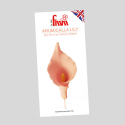 Veined Arum Lily 3 Petal Cutter Set