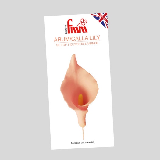 FMM Veined Arum Lily 3 Petal Cutter Set FMM Veined Arum Lily 3 Petal Cutter Set