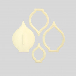 Veined Arum Lily 3 Petal Cutter Set