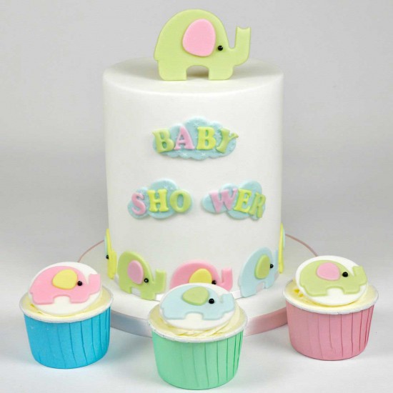 FMM Elephant Mummy & Baby Set